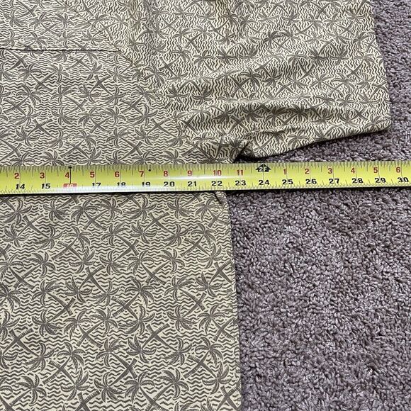 VTG Columbia Polo Shirt Mens Large Yellow Floral Hawaii Palm Tree Peekaboo Golf - Picture 10 of 10